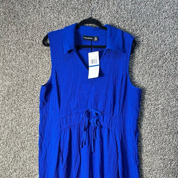 Nina Leonard Dresses & Skirts - NWT women’s Nina Leonard collared V-neck Maxi dress SZ XL